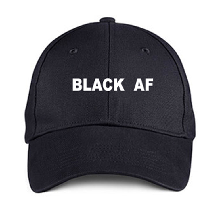 BLACK AF DAD HAT.